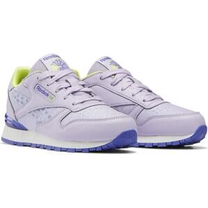 NEW Reebok Pre‑School Classic Leather Purple Kids Size 1Y HR0647 Sneakers